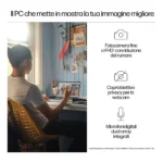 HP Chromebook 14a-nf0016nl Intel N N100 35,6 cm (14") HD 8 GB LPDDR5-SDRAM 128 GB UFS Wi-Fi 6E (802.11ax) ChromeOS Argento - immagine 8