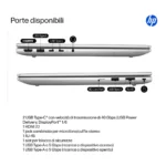 HP EliteBook 6 G1q Next Gen AI Copilot+ PC Qualcomm Snapdragon X1-26-100 Computer portatile 35,6 cm (14") WUXGA 32 GB LPDDR5x-SDRAM 512 GB SSD Wi-Fi 7 (802.11be) Windows 11 Pro Argento - immagine 3