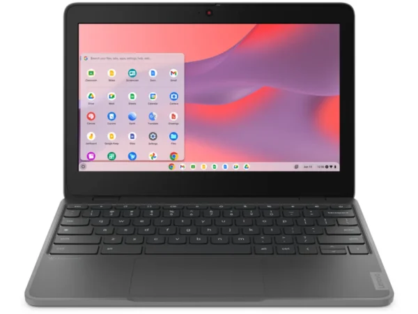 Lenovo 100e Chromebook Gen 4 MediaTek Kompanio 520 29,5 cm (11.6") HD 4 GB LPDDR4x-SDRAM 32 GB eMMC Wi-Fi 6 (802.11ax) ChromeOS Italiano Grigio