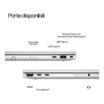 HP EliteBook 8 Flip G1i AI Intel Core Ultra 7 255U Ibrido (2 in 1) 33,8 cm (13.3") Touch screen WUXGA 32 GB LPDDR5x-SDRAM 1 TB SSD Wi-Fi 6E (802.11ax) Windows 11 Pro AI PC Argento - immagine 3