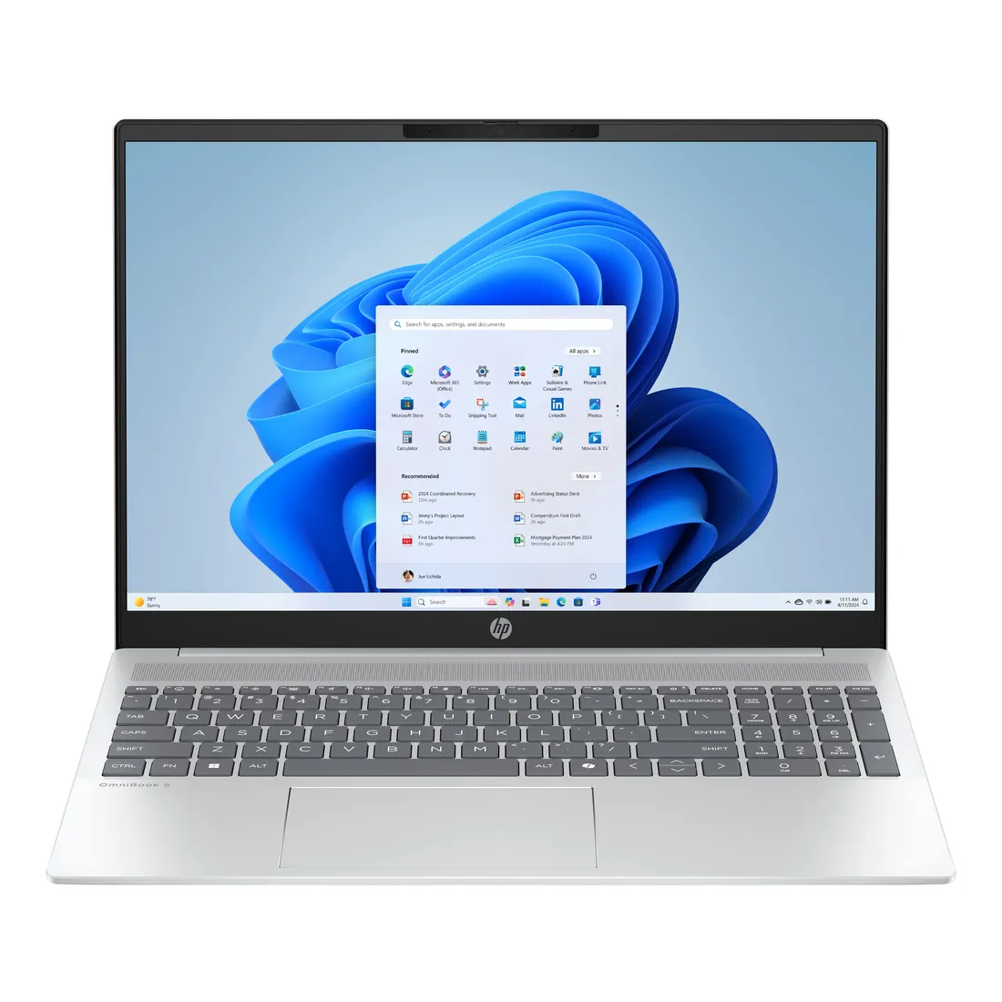 cd638d79410a7fe9ce93f6940a52e536bbe76b25.webp HP OmniBook 5 AI 16-af1031nl Intel Core Ultra 7 255U Computer portatile 40,6 cm (16") 2K 32 GB LPDDR5x-SDRAM 1 TB SSD Wi-Fi 6 (802.11ax) Windows 11 Home AI PC Argento - immagine 1