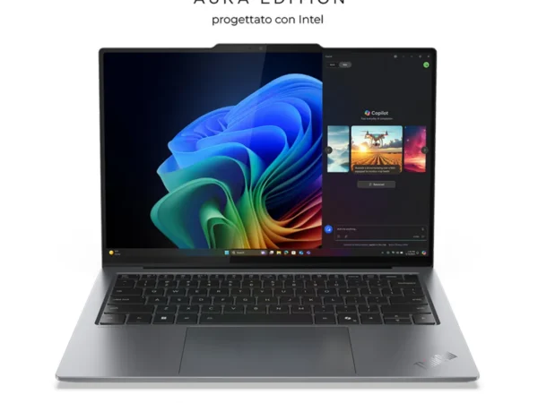 Lenovo ThinkPad X9-14 Gen 1 Copilot+ PC Intel Core Ultra 7 258V Computer portatile 35,6 cm (14") WUXGA 32 GB LPDDR5x-SDRAM 1 TB SSD Wi-Fi 7 (802.11be) Windows 11 Pro Italiano Grigio