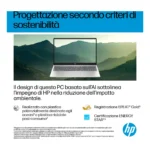 HP Laptop AI 15-fd2016nl Intel Core Ultra 7 255U Computer portatile 39,6 cm (15.6") Full HD 24 GB DDR5-SDRAM 1 TB SSD Wi-Fi 6 (802.11ax) Windows 11 Home AI PC Argento - immagine 6