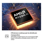 HP EliteBook 8 G1a Wolf Pro Security Edition AMD Ryzen AI 5 230 Computer portatile 40,6 cm (16") WUXGA 16 GB DDR5-SDRAM 512 GB SSD Wi-Fi 6E (802.11ax) Windows 11 Pro AI PC Argento - immagine 10