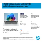 HP OmniBook 7 17-dc0002nl Copilot+ PC Intel Core Ultra 7 258V Computer portatile 43,9 cm (17.3") Touch screen Full HD 32 GB LPDDR5x-SDRAM 1 TB SSD NVIDIA GeForce RTX 4050 Wi-Fi 6E (802.11ax) Windows 11 Home Argento - immagine 9