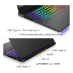 HP OMEN MAX Gaming Laptop 16-ak0005nl Copilot+ PC AMD Ryzen AI 9 375 Computer portatile 40,6 cm (16") WQXGA 32 GB DDR5-SDRAM NVIDIA GeForce RTX 5080 Wi-Fi 7 (802.11be) FreeDOS Nero - immagine 3