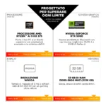 HP OMEN MAX Gaming Laptop 16-ak0005nl Copilot+ PC AMD Ryzen AI 9 375 Computer portatile 40,6 cm (16") WQXGA 32 GB DDR5-SDRAM NVIDIA GeForce RTX 5080 Wi-Fi 7 (802.11be) FreeDOS Nero - immagine 2