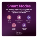 Lenovo ThinkPad X9-14 Gen 1 Copilot+ PC Intel Core Ultra 7 258V Computer portatile 35,6 cm (14") WUXGA 32 GB LPDDR5x-SDRAM 1 TB SSD Wi-Fi 7 (802.11be) Windows 11 Pro Italiano Grigio - immagine 5
