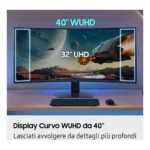 Samsung Monitor Gaming Odyssey G7 - G75F da 40" WUHD Curvo - immagine 4