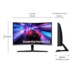 Samsung Monitor Curvo Serie S39GD da 32" - immagine 3