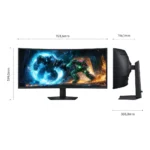 Samsung Monitor Gaming Odyssey G7 - G75F da 40" WUHD Curvo - immagine 3