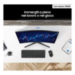 Samsung Monitor Curvo Serie S39GD da 32" - immagine 4