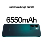 OPPO A6 5G AI Smartphone, doppia fotocamera 50MP+2, Selfie 8MP, Display 6.75" 120HZ IPS HD+, 6550mAh, RAM 6GB(Esp2GB/4GB/6GB)+ROM 256GB [Versione Italia], Sapphire Black - immagine 3