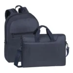 Rivacase 8065 39,6 cm (15.6") Zaino Nero, Blu - immagine 6