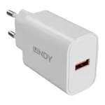 Lindy 73412 Caricabatterie per dispositivi mobili Smartphone, Tablet Bianco AC Ricarica rapida Interno, Esterno - immagine 3