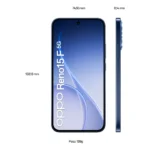 OPPO Reno15 F 5G AI Smartphone, Tripla fotocamera 50+8+2MP, Selfie 50MP, Display 6.57" 120HZ AMOLED FHD+, 6500mAh, RAM 8GB(Esp2GB/4GB/8GB)+ROM 256GB [Versione Italia], Twilight Black - immagine 5