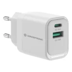 Conceptronic ALTHEA19W33 Caricabatterie per dispositivi mobili Universale Bianco AC Ricarica rapida Interno