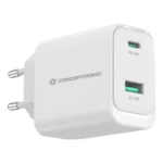 Conceptronic ALTHEA20W45 Caricabatterie per dispositivi mobili Universale Bianco AC Ricarica rapida Interno - immagine 2