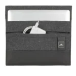 Rivacase 8803 BLACK MELANGE borsa per laptop 33,8 cm (13.3") Custodia a tasca Nero - immagine 4
