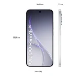 OPPO Reno15 5G AI Smartphone, Tripla fotocamera 50+50+8MP, Selfie 50MP, Display 6.59" 120HZ AMOLED FHD+, 6500mAh, RAM 8GB(Esp2GB/4GB/8GB)+ROM 512GB [Versione Italia], Aurora White - immagine 5