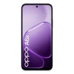 OPPO A6x AI Smartphone, doppia fotocamera 13MP+QVGA, Selfie 5MP, Display 6.75" 120HZ IPS HD+, 6100mAh, RAM 4GB(Esp1GB/2GB/4GB)+ROM 128GB [Versione Italia], Black Purple