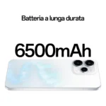 OPPO Reno15 5G AI Smartphone, Tripla fotocamera 50+50+8MP, Selfie 50MP, Display 6.59" 120HZ AMOLED FHD+, 6500mAh, RAM 8GB(Esp2GB/4GB/8GB)+ROM 512GB [Versione Italia], Aurora White - immagine 3