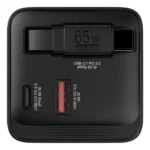 Verbatim GaN Charger 65W Universale Nero AC Ricarica rapida Interno - immagine 2