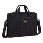 Rivacase 7931 borsa per notebook 39,6 cm (15.6") Borsa da corriere Nero, Bianco