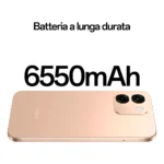OPPO A6 AI Smartphone, doppia fotocamera 50MP+2, Selfie 8MP, Display 6.75" 120HZ IPS HD+, 6550mAh, RAM 6GB(Esp2GB/4GB/6GB)+ROM 256GB [Versione Italia], Aurora Gold - immagine 3