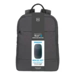 Tucano Backpack + Mouse 39,6 cm (15.6") Zaino Grigio - immagine 4