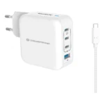 Conceptronic ALTHEA18W Caricabatterie per dispositivi mobili Universale Bianco AC Ricarica rapida Interno
