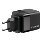 Verbatim GaN Charger 65W Universale Nero AC Ricarica rapida Interno - immagine 7