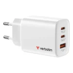 Verbatim 32353 Caricabatterie per dispositivi mobili Universale Bianco AC Ricarica rapida Interno