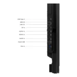 Lenovo ThinkVision T65 Monitor PC 165,1 cm (65") 3840 x 2160 Pixel 4K Ultra HD LED Touch screen Nero - immagine 18
