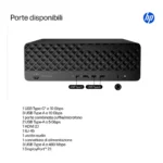 HP ProDesk 4 G1i AI PC Intel Core Ultra 5 235 8 GB DDR5-SDRAM 512 GB SSD Windows 11 Pro SFF Nero - immagine 3