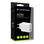 Conceptronic ALTHEA12W Caricabatterie per dispositivi mobili Universale Bianco AC Ricarica rapida Interno - immagine 3