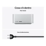 Apple Mac Studio M4 Max chip 14-core CPU, 32-core GPU, 36GB, 512GB - immagine 7