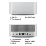 Apple Mac Studio M4 Max chip 14-core CPU, 32-core GPU, 36GB, 512GB - immagine 4