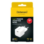 Intenso POWER ADAPTER USB-C GAN/7803022 Universale Bianco AC Ricarica rapida Interno - immagine 2