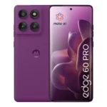 Motorola edge 60 pro con Moto AI (12/512GB, Fotocamera 50+50+10MP, selfie 50MP, Display 6.67" pOLED 120Hz, MediaTek Dimensity 8350, batteria 6000mAh, ricarica 90W, Android 15), PANTONE Sparkling Grape