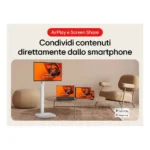 LG Swing 32U889SA Schermo Personale 32" 4K Touch, base con rotelle, webOS - immagine 6