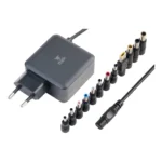 itek Alimentatore a muro per Notebook - 65W, Tecnologia GaN, Super Slim, 12 connettori - immagine 4