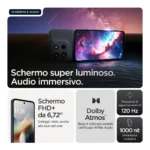 Motorola moto g56 5G 17,1 cm (6.72") Dual SIM ibrida Android 15 USB tipo-C 8 GB 512 GB 5200 mAh Nero - immagine 3