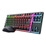 Trust GXT 832 Thado tastiera Mouse incluso Gaming RF Wireless QWERTY Italiano Nero