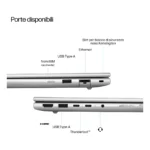 HP EliteBook 6 G1i AI Intel Core Ultra 7 255U Computer portatile 35,6 cm (14") WUXGA 16 GB DDR5-SDRAM 512 GB SSD Wi-Fi 6E (802.11ax) Windows 11 Pro AI PC Argento - immagine 2