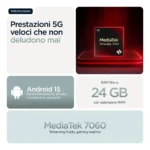 Motorola moto g56 5G 17,1 cm (6.72") Dual SIM ibrida Android 15 USB tipo-C 8 GB 512 GB 5200 mAh Grigio - immagine 7
