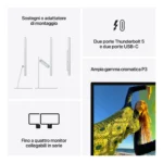 Apple Studio Display - Vetro standard - Sostegno a altezza e inclinazione regolabile - immagine 7