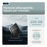 Motorola moto g56 5G 17,1 cm (6.72") Dual SIM ibrida Android 15 USB tipo-C 8 GB 512 GB 5200 mAh Grigio - immagine 8