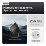 Motorola moto g56 5G 17,1 cm (6.72") Dual SIM ibrida Android 15 USB tipo-C 8 GB 512 GB 5200 mAh Nero - immagine 8