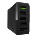 Green Cell CHARGC05 Caricabatterie per dispositivi mobili Universale Nero AC Ricarica rapida Interno - immagine 2